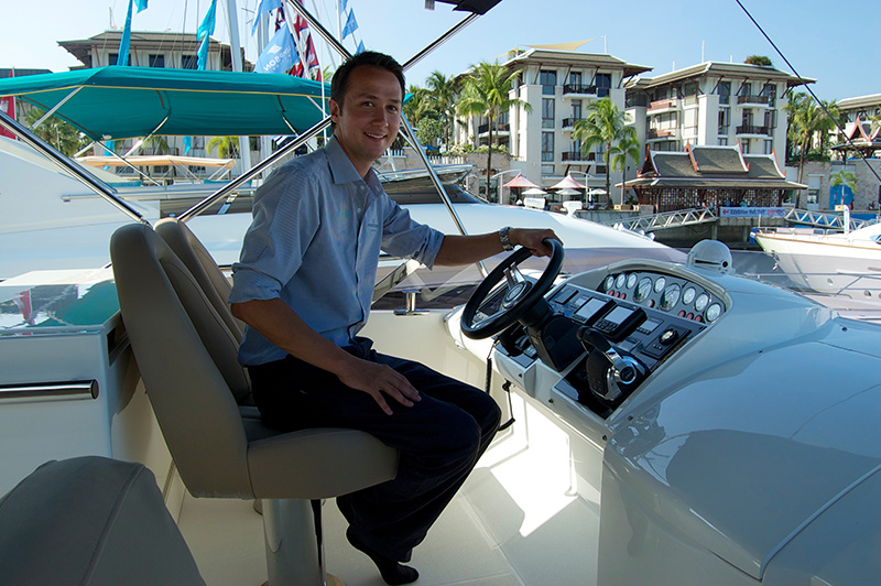 Alister Brunskill, Regional Sales Manager, Princess Yachts South East Asia