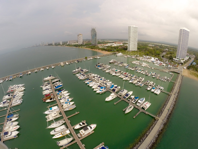Ocean Marina, the largest marina in South East Asia, home of the Ocean Marina Pattaya Boat Show.