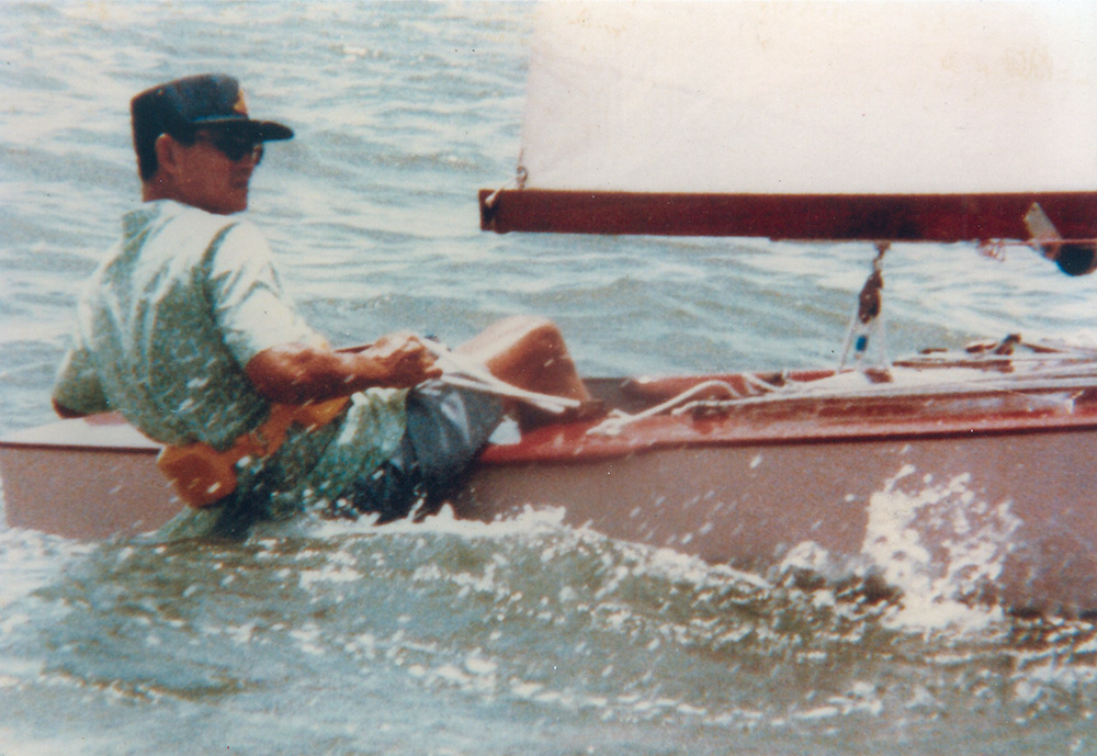 His Majesty Bhumipol Adulyadej of Thailand - a skilled sailor and builder of dinghies.