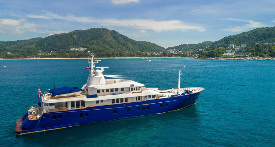 The 51-metre MY Northern Sun took part in the inaugural Kata Rocks Superyacht Rendezvous.