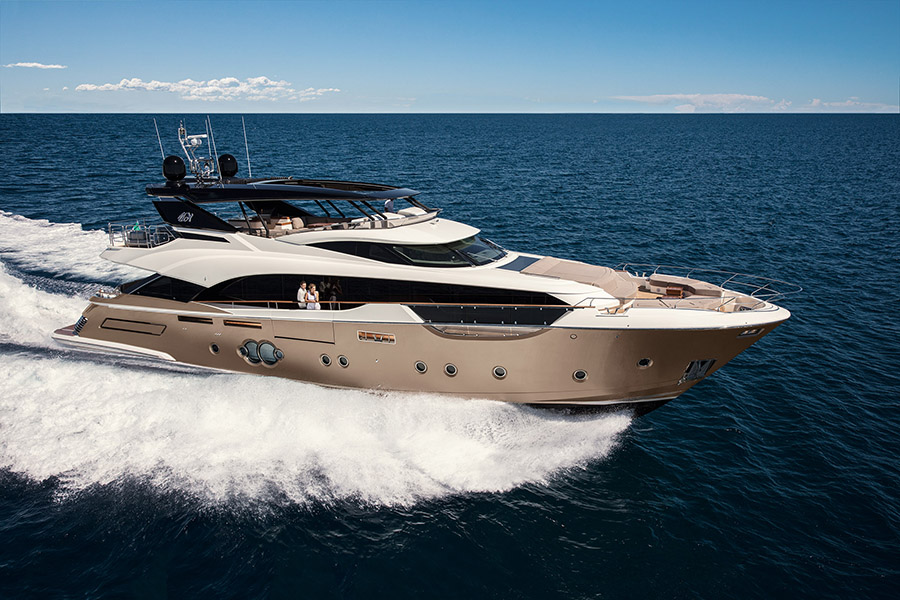 MCY96 will be the largest boat on display at this year's Ocean Marina Pattaya Boat Show.